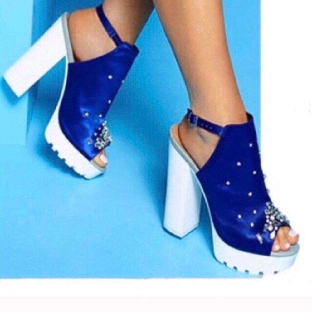 Iggy Azalea x Steve Madden Bling Platform Sandals